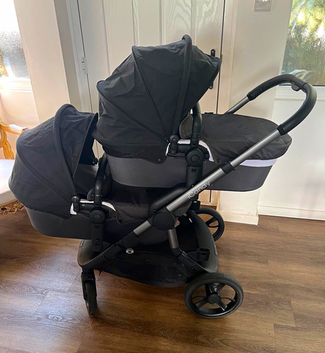 Icandy orange double pushchair - orange,