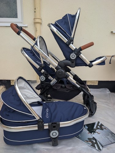 Icandy double pram - icandy, /