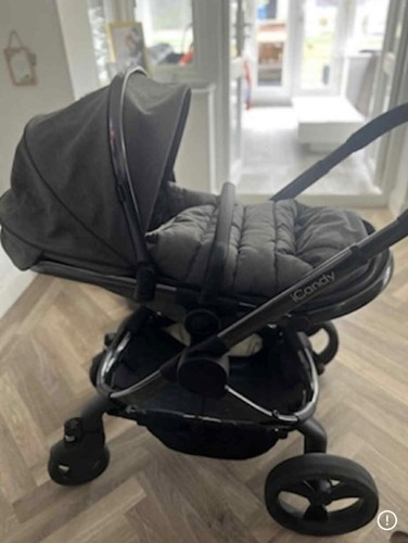Icandy peach grey stroller - 6,