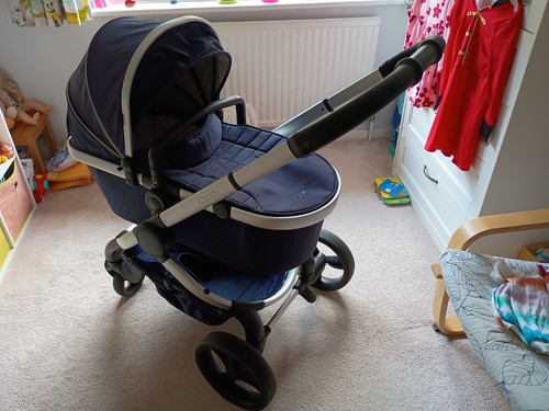 Icandy peach navy pram - icandy,