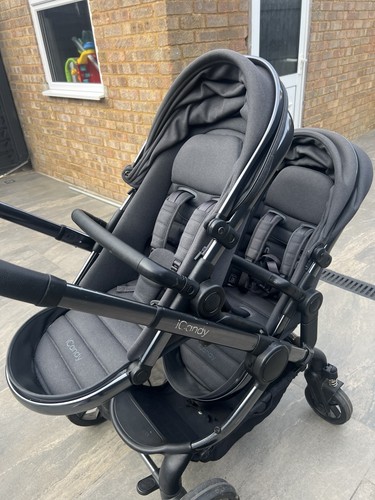 Icandy peach double pushchair - peach,
