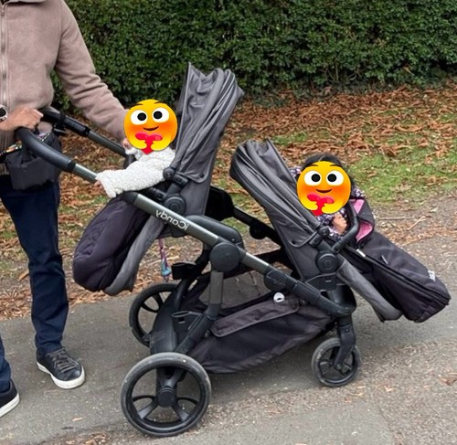 Icandy orange pushchair - icandy, twin